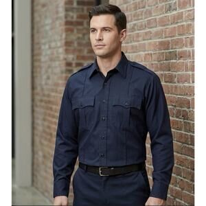 Elbeco Paragon Plus Navy Public Safety Security Uniform Tactical USA 16.5 34/35